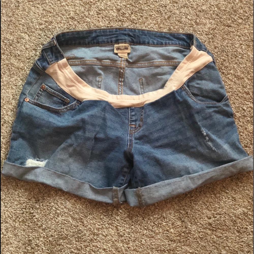 Maternity Jean Shorts